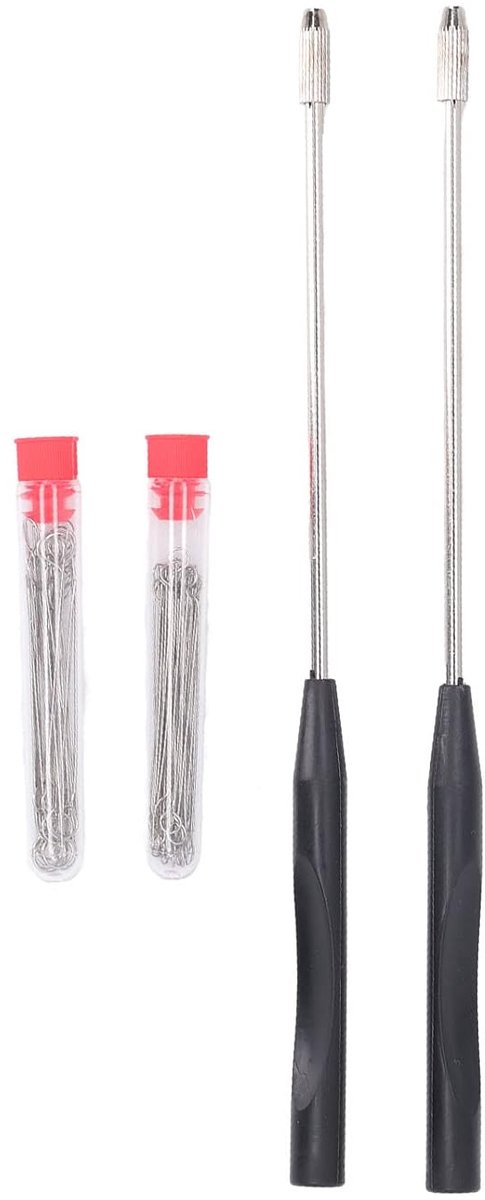 Set met vaccinatiestangen, lichte en herbruikbare set met 23 cm chroomcoating voor laboratorium
