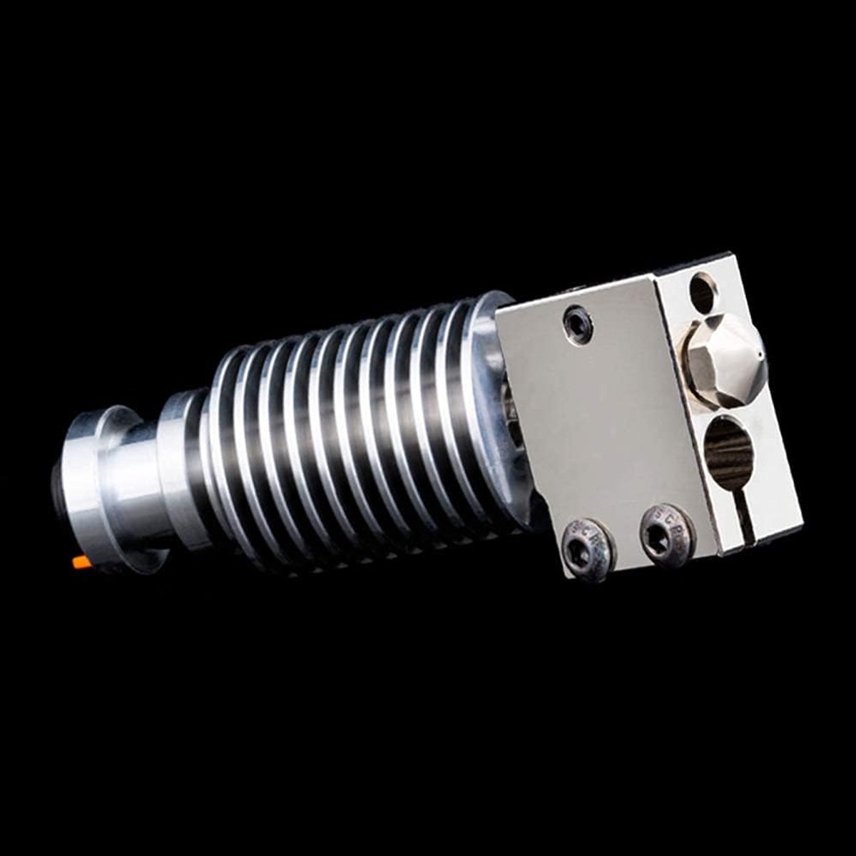 All Metal V6 Volcano Plated Copper Hotend,High Temperature Volcano Nozzle 0.4mm,Heater Block,Titanium Alloy Heatbreak,For 3D Printer Hotend Extruder.(Plated Copper Kit)