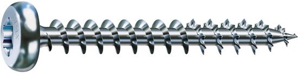 Universele Houtschroeven 5x35 mm met Halfronde Kop en Volledige Schroefdraad (200 Stuks)