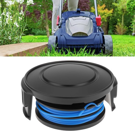 1 Set Grastrimmer Lijn Spoel Cover met Lijn Compatibel met Spear & Jackson S6030ET — afbeelding 2