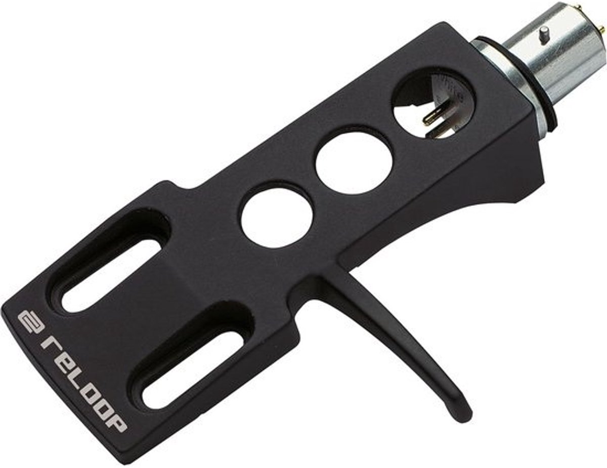 Verstelbare Headshell voor 1/2 inch Cartridges met Gouden Connectoren