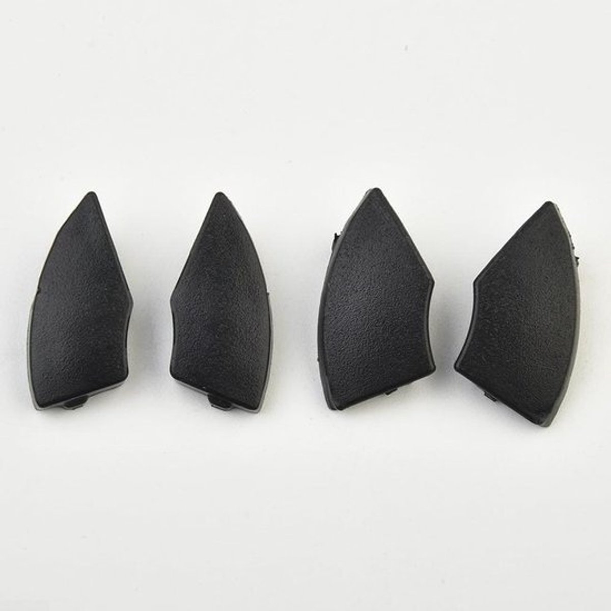 Knopafdekkap Zwart - Radio Covers - Dashboard Afwerking - Nauwkeurige Pasvorm - 4 Stuks - Zwart