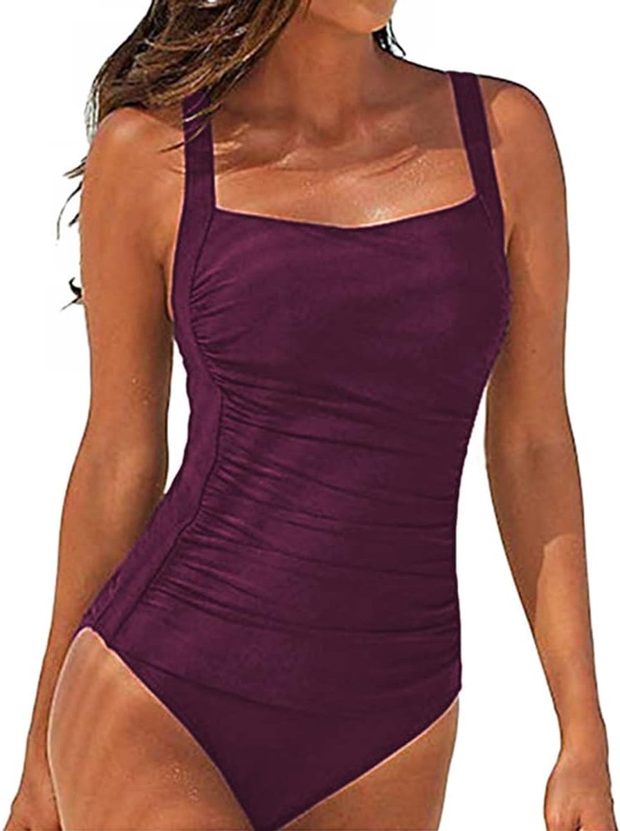 Badpak met eendelig badpak en steigers, dames badpak, buikweg, buikweg, eendelige badmode, badmode, badmode, push-up, badkleding