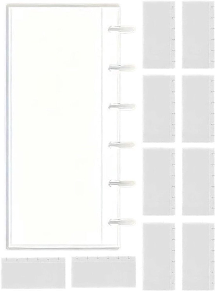 Fotoalbum - Plakboek Verzamelalbum - Herinneringen Bewaren - Transparant Beschermend - 17 x 8 x 4 cm - Meerkleurig