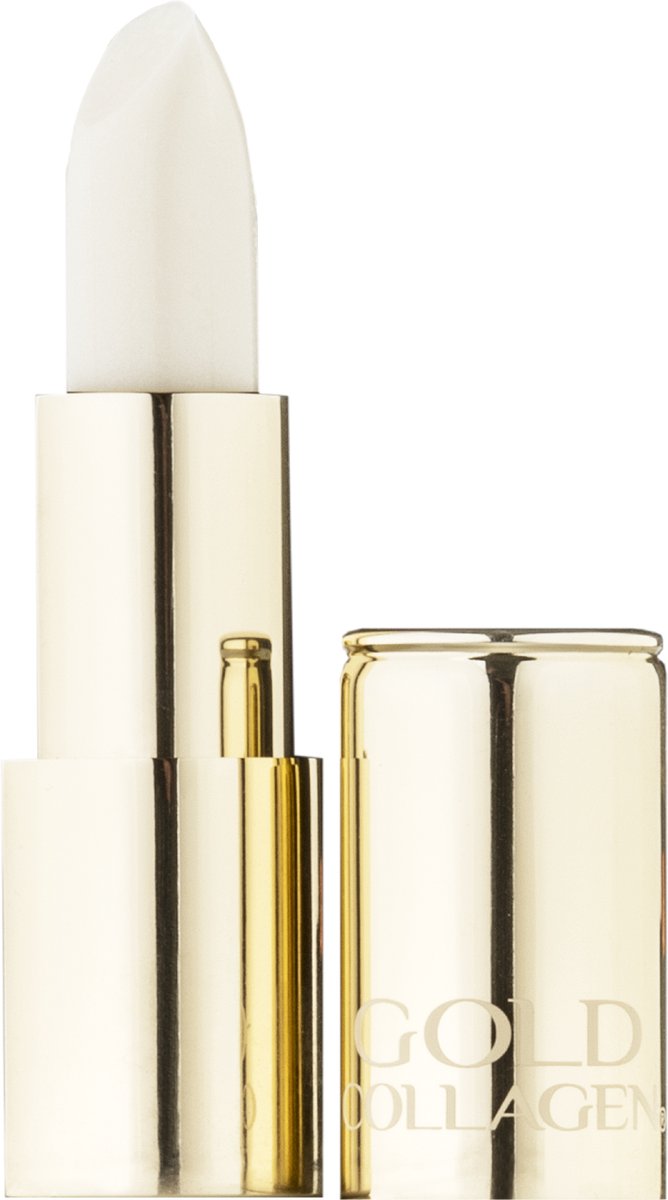 GOLD COLLAGEN LIP VOLUMISER - Rijke parelmoerachtige lippenbalsem - Krachtige mix van oligopeptiden - Voeding & Bescherming - Collageensynthese stimuleren - Volle lippen - Anti-aging - Vermindert fijne lijntjes en rimpeltjes – Ideale verzorging