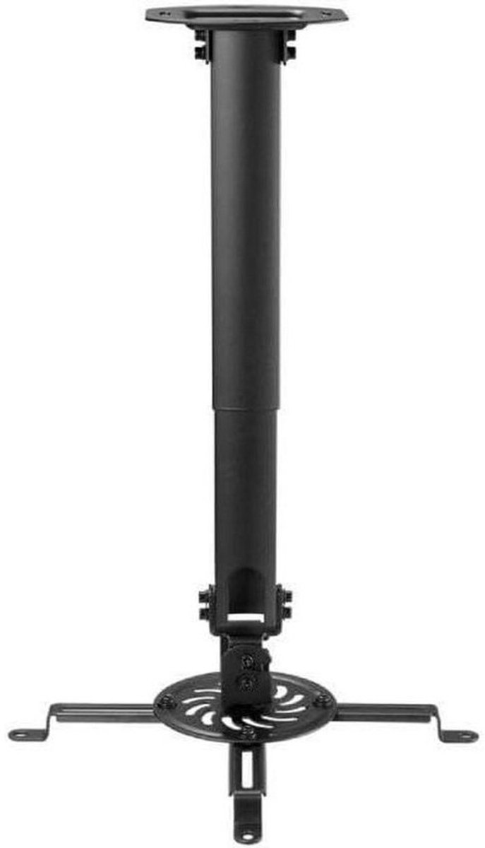 Projector Plafondbeugel - Projectorhouder Beamer - Presentaties Geven - Kantelbaar en Uittrekbaar - 135 kg Capaciteit - Zwart