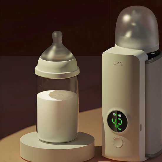 Slimme draagbare fleswarmer - draadloze digitale display, snelle verwarming en warmtehandhaving, slimme thermostaat onmiddellijke fleswarmer, ideaal voor auto/reizen/nacht van Merkloos — afbeelding 5