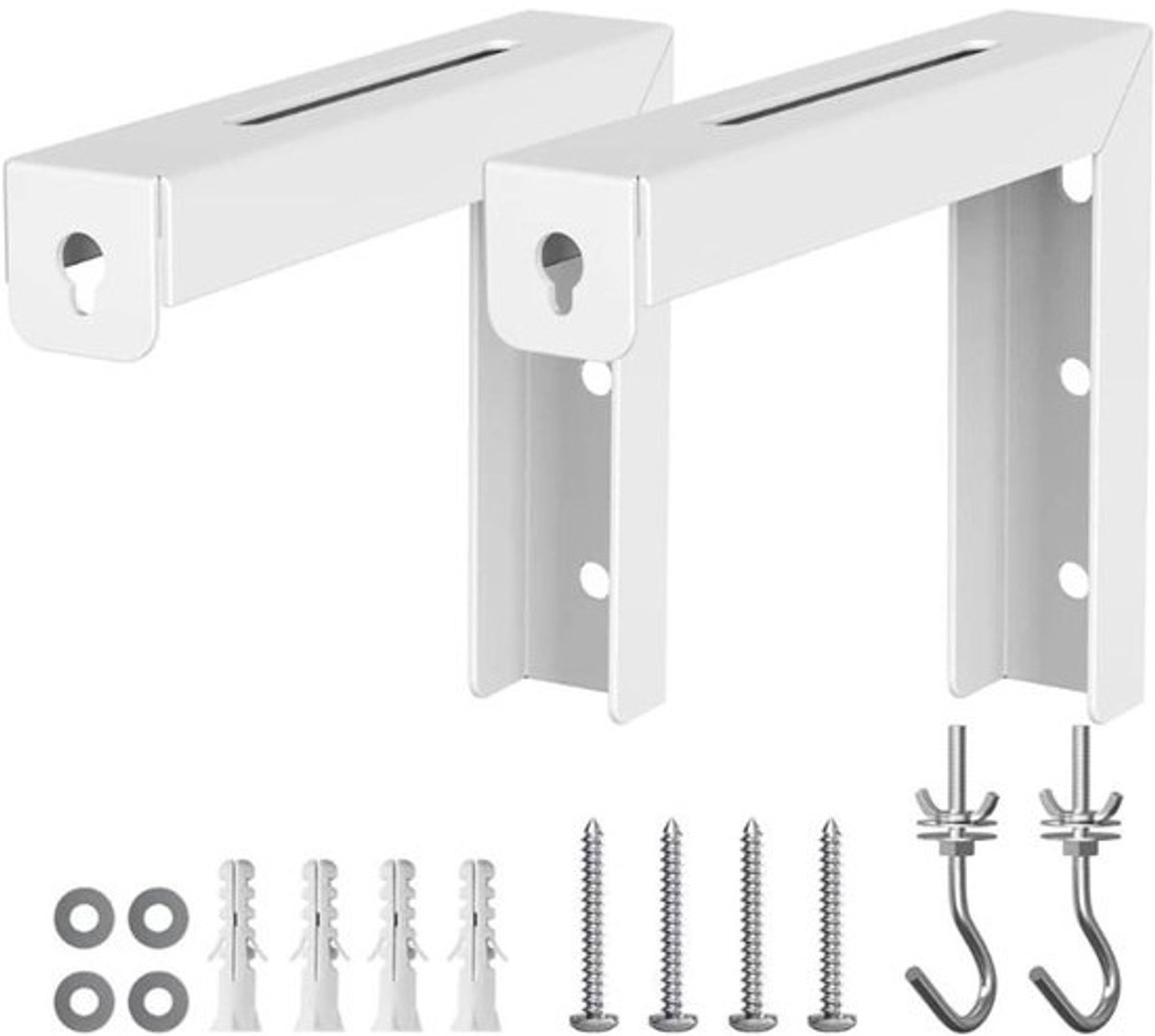Projectorscherm Beugel - Projector Ophanging - Thuisbioscoop Creëren - Stevig Metalen Ontwerp - 20 kg Draagkracht - Zwart