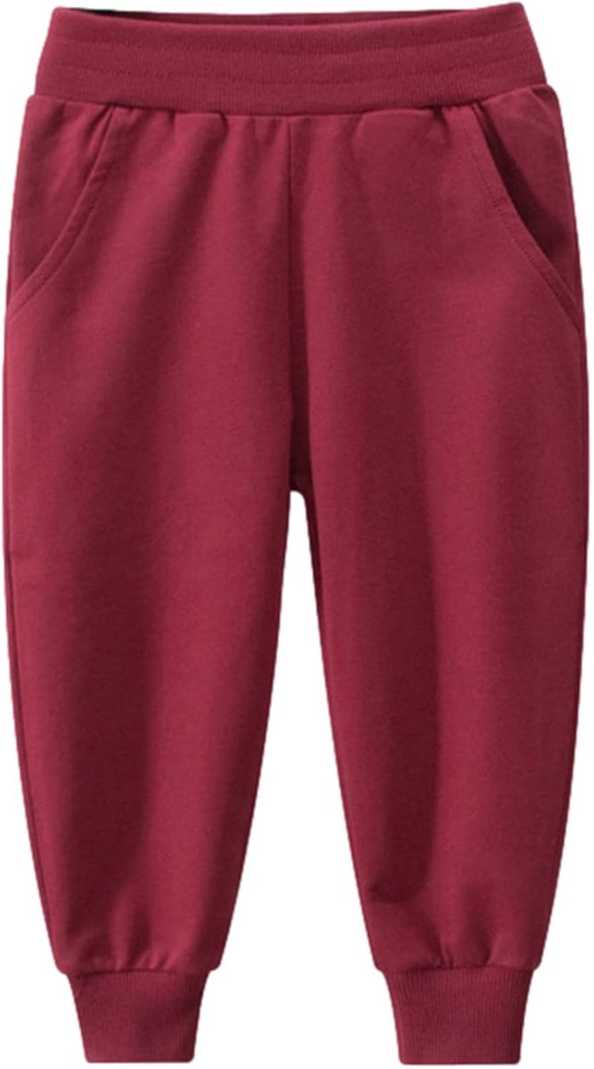Katoen Sport Joggers Elastische Tailleband Kids Casual Play Lange Joggingbroek Broek