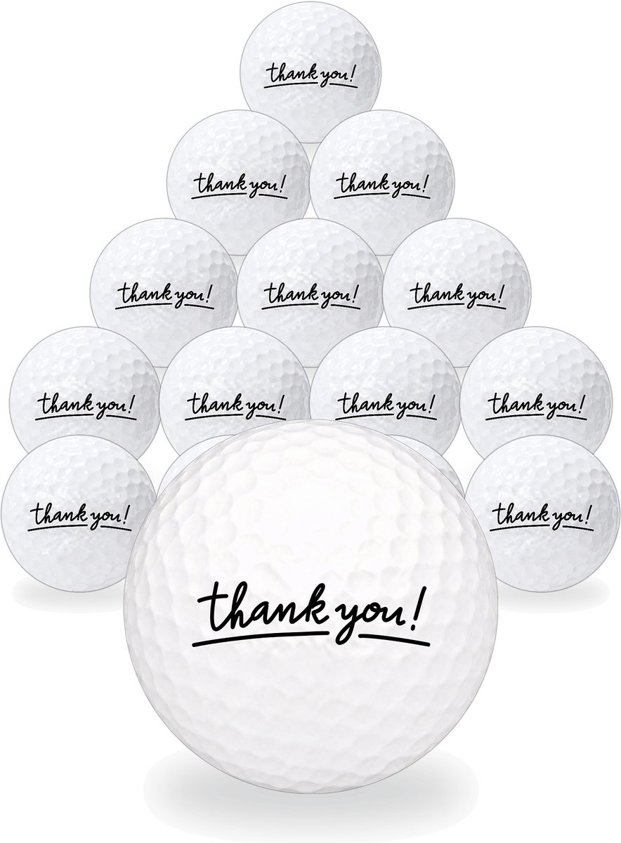 Golfballen Thanks - Bedankt Golf Cadeau - 15 stuks - Wilson