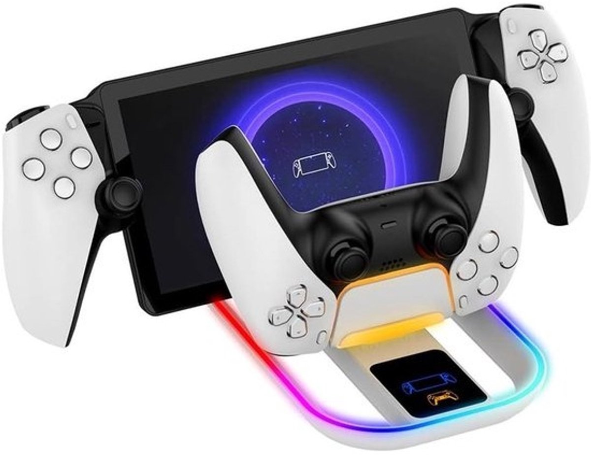 Oplaadstation Dock - Controller Lader - Games Opladen - Met Indicatielampje - 195 cm - Wit