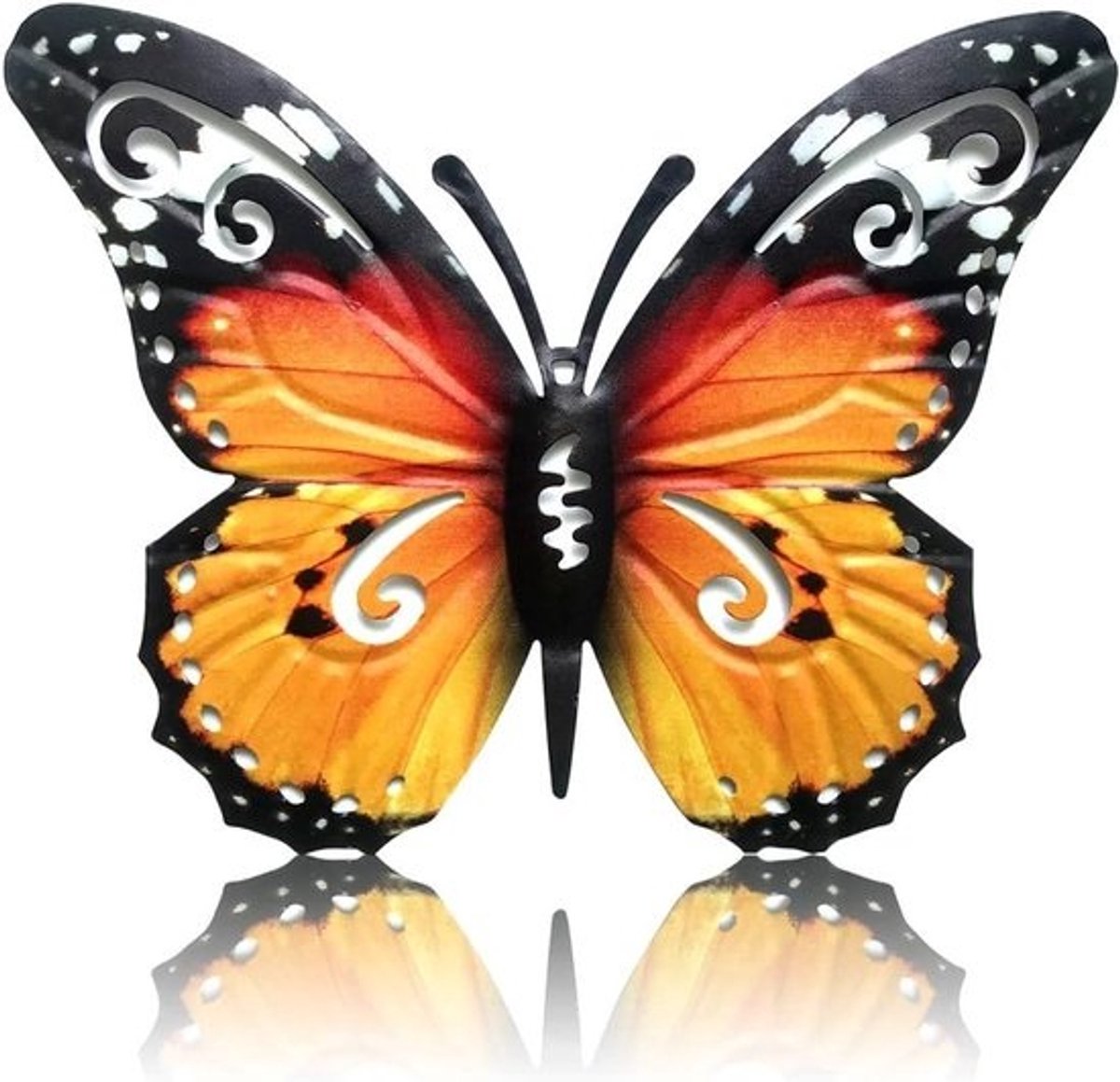 3D Wind Spinner - Tuindecoratie Metaal - Tuin Decoreren - Betoverende 3D Effecten - 86 Gram - Geel
