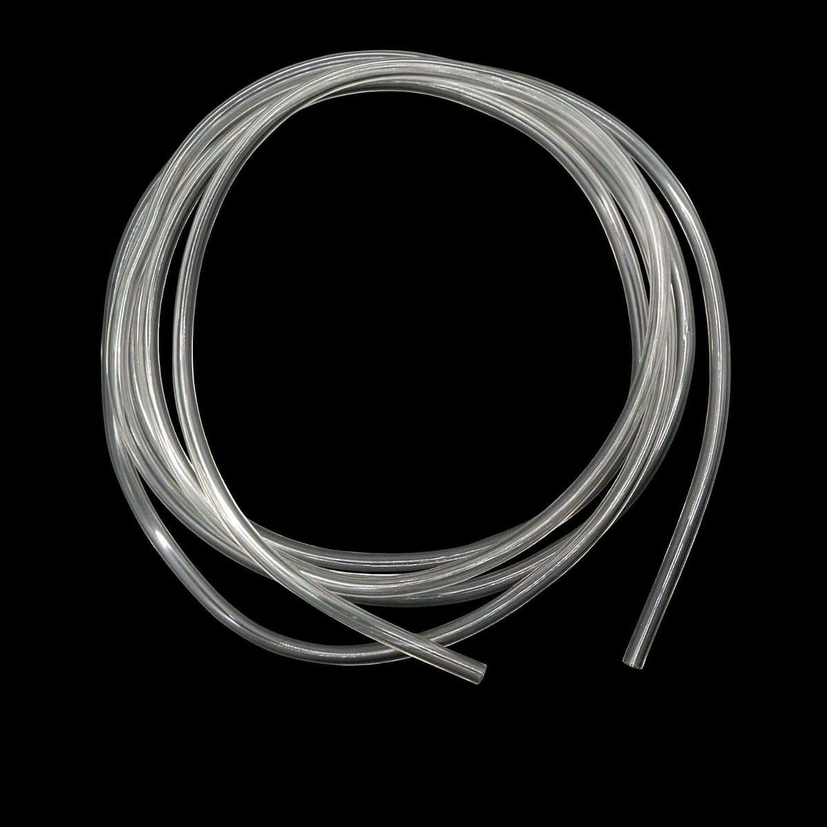 kunststof flexibele buis, 3 mm binnendiameter x 6 mm buitendiameter, 1,5 meter lengte, voedingskwaliteit PVC heldere vinyl buisslang voor het overbrengen van water en lucht
