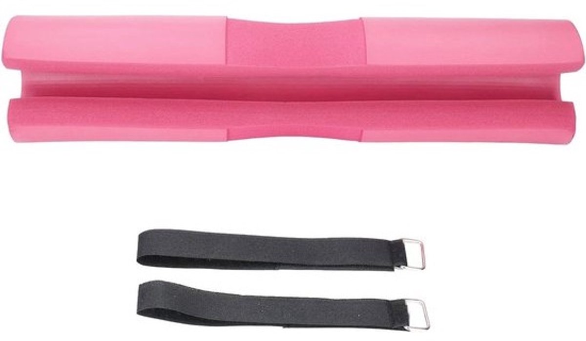 Squat Pad - Barbell Beschermer - Comfortabel Trainen - Gelijkmatige Gewichtsdruk - 434 cm Lengte - Roze