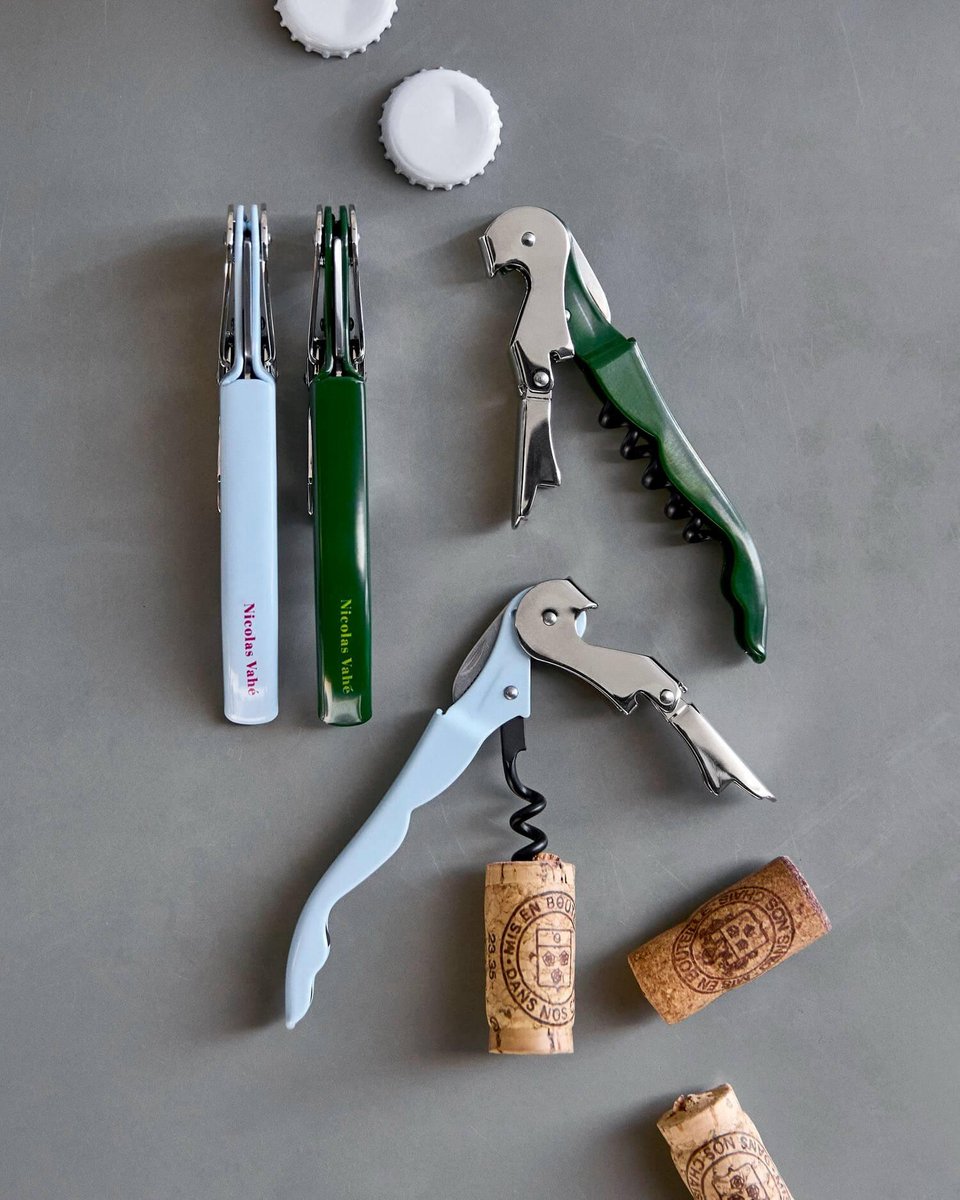 Nicolas Vahe Kurkentrekker blauw & groen - set van 2