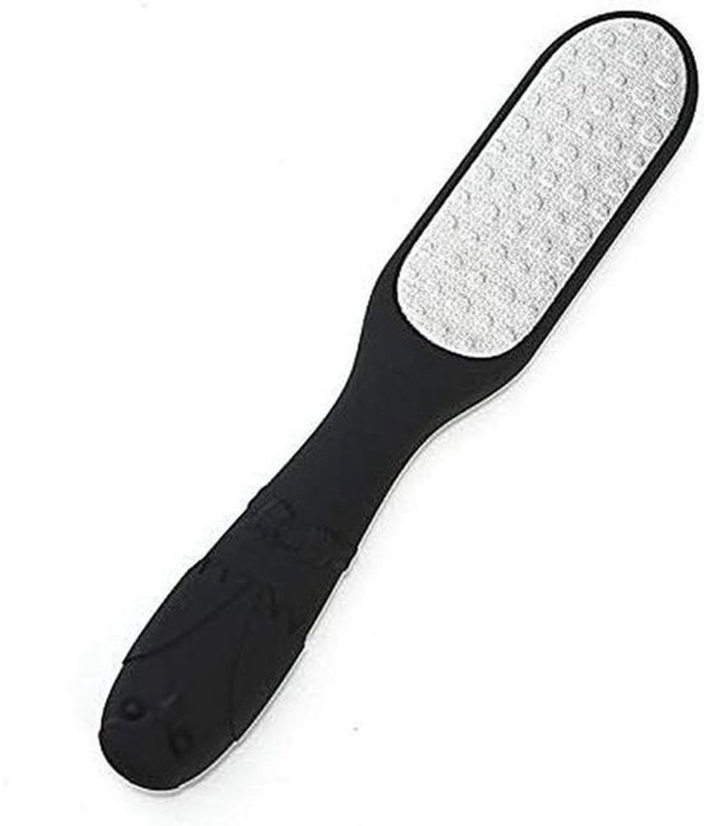 PedicuRe Voet Vijl Eelt Remover Roestvrij Staal Voet Schraper Draagbare Rasp Colossale Voet Rasp Scrubber Zwart