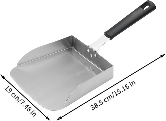 Grillrooster van roestvrij staal voor grillrooster - Bescherming tegen verbranding, voor keuken, camping, vlees buitenshuis — afbeelding 2