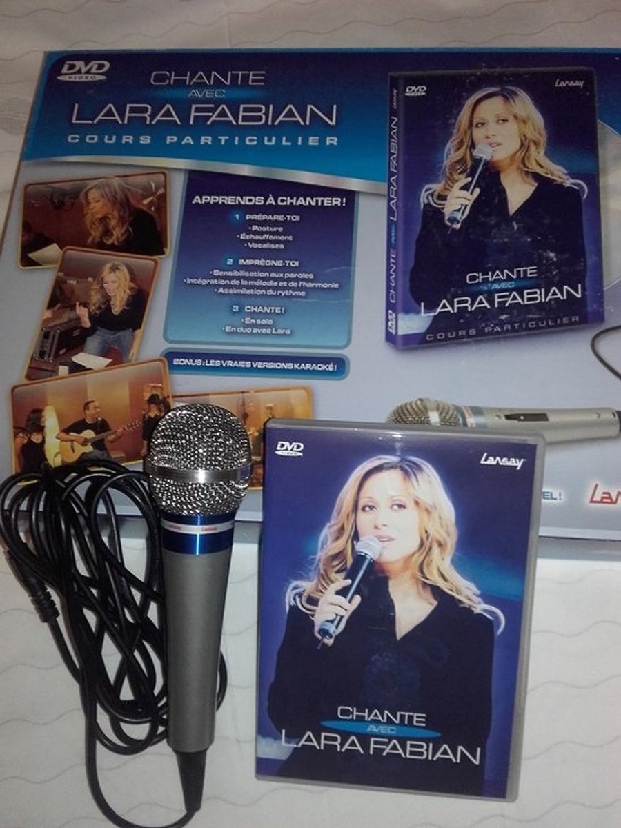 Lansay - Karaoke - Star Machine - DVD - zingt met Lara Fabian