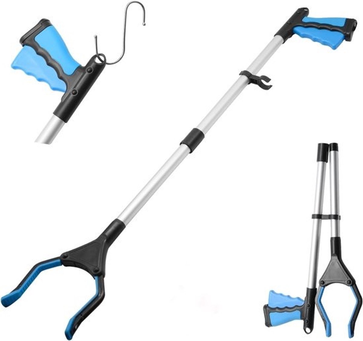 Opvouwbare Grijptang 82 cm met Magneet - Hulpmiddel voor Ouderen en Mobiliteit