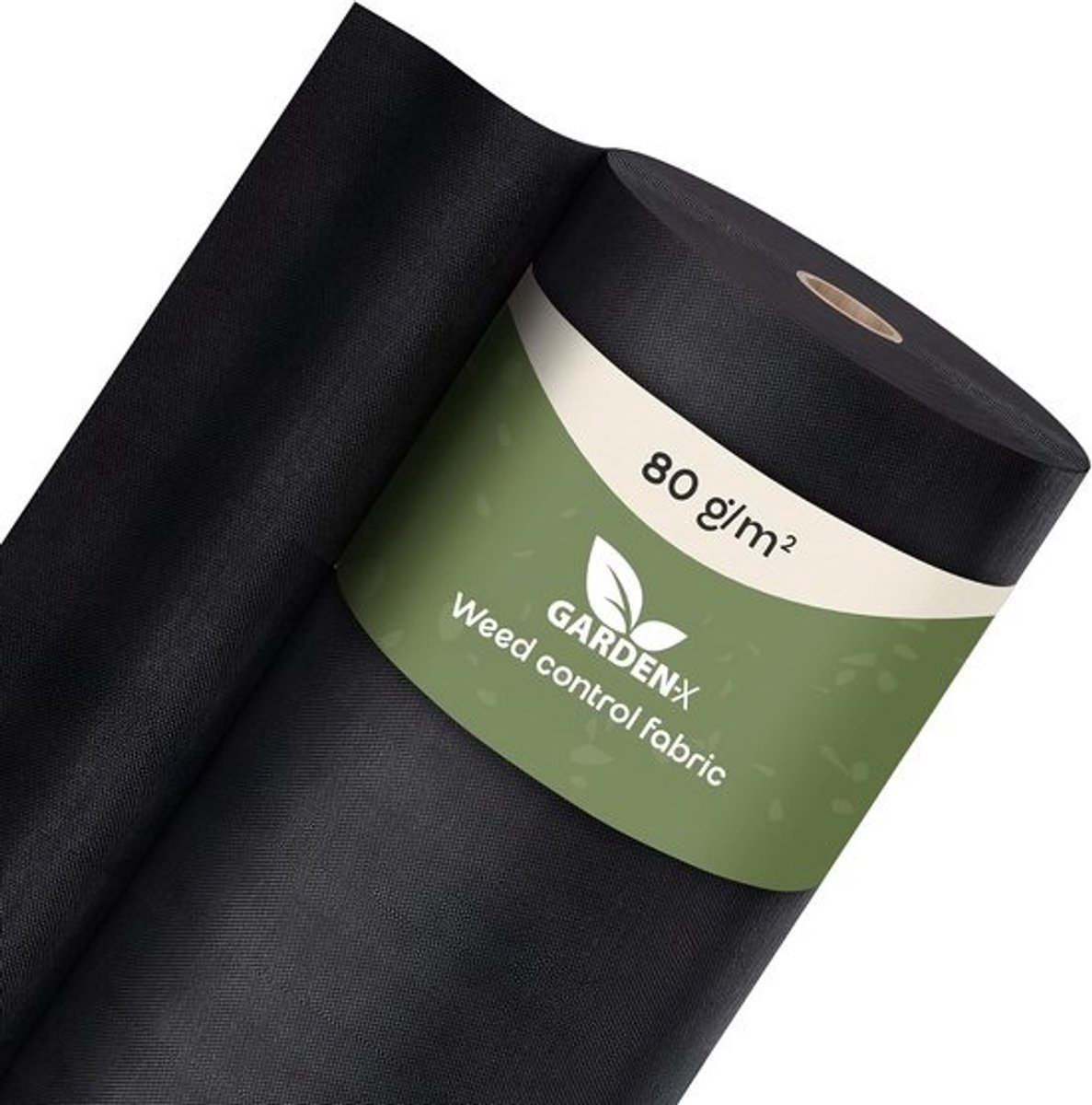 Tuindoek tegen onkruid - Onkruidvlies bodembedekking - Onkruid weren - Waterdoorlatend 80 g/m² - 1 x 100m - Zwart