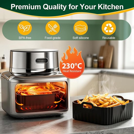 Vorm Airfryer voor Cosori Turbo Blaze 6L en Iconic Single 6,2L — afbeelding 3