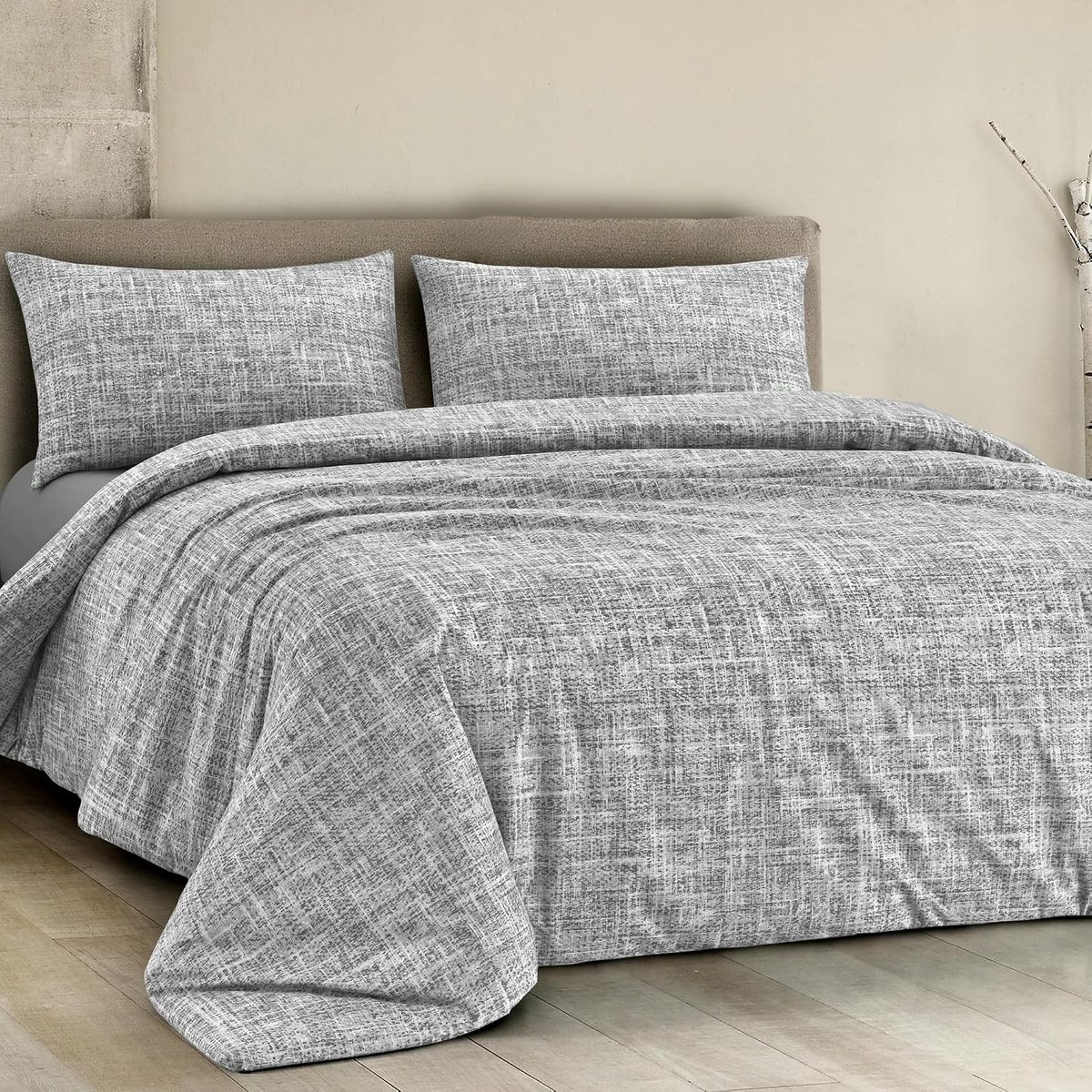 Beddengoed voor Frans bed, katoen, 140 x 200 cm, gemaakt in Italië