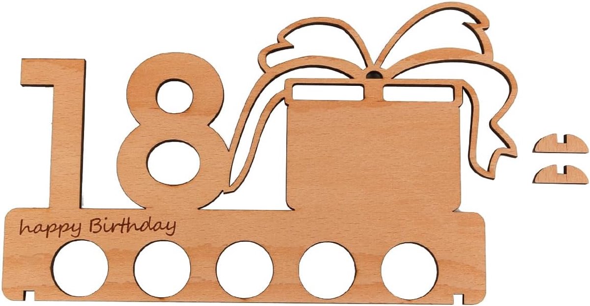 geld cadeau 18e verjaardag cadeau 18e verjaardag geld cadeau Houten geld cadeaus voor jubileum