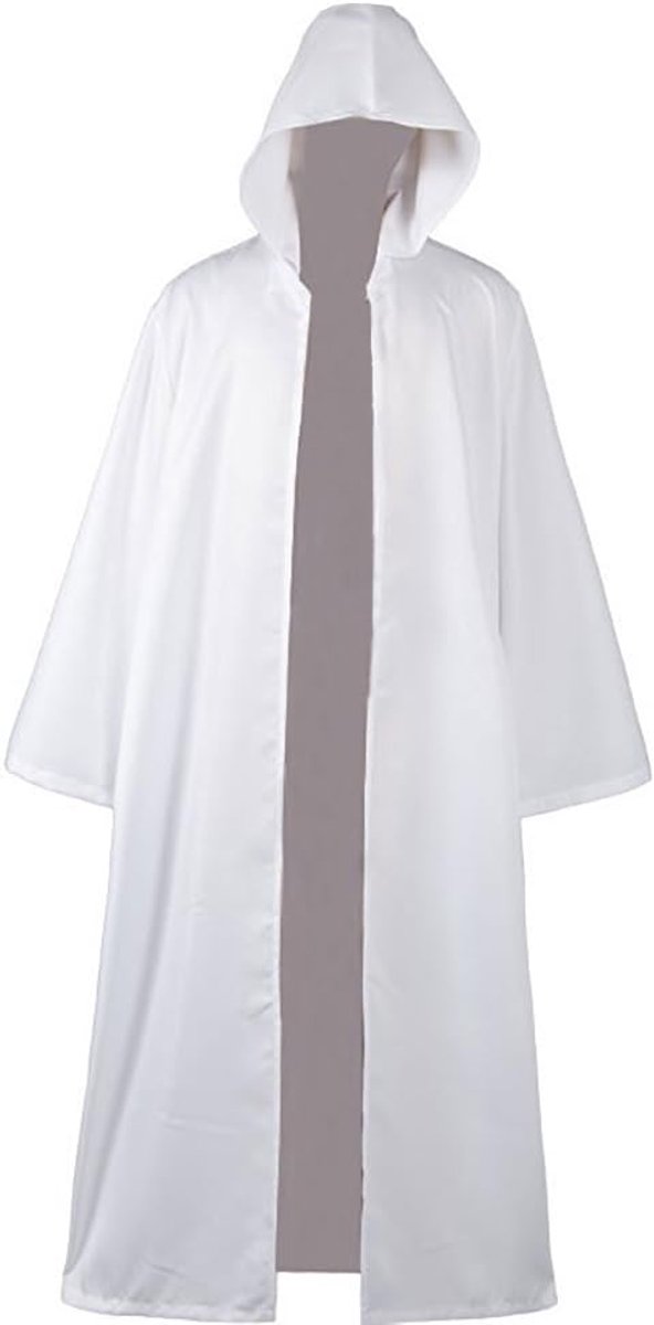 Service Halloween kostuum voor volwassenen, tuniek, hoodies gewaad cosplay capes, grijs, S