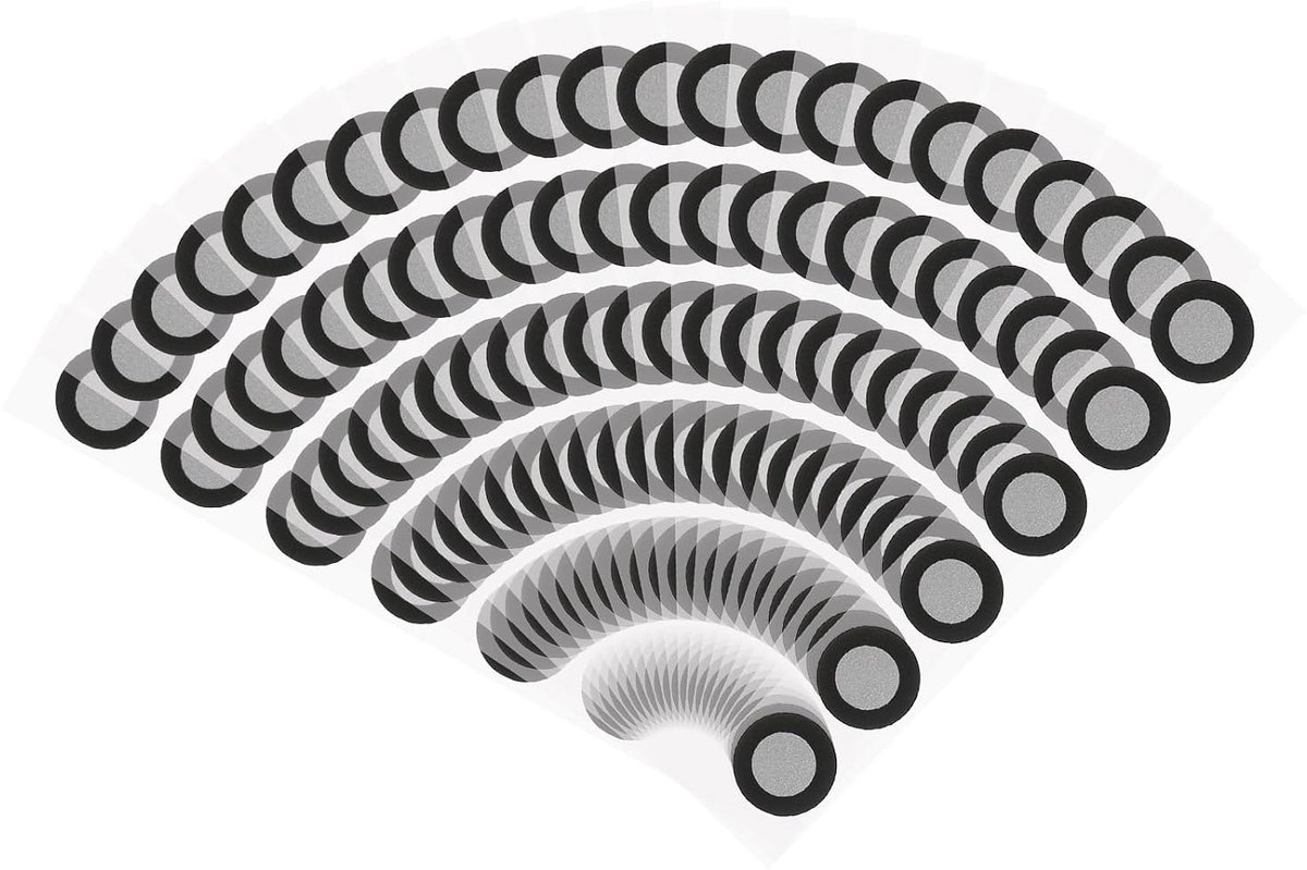 126 stuks 3D-scanner-markers 12 mm voor 3D-scanners, 3D-tracking-referentiepuntenmelder, 3D-doel, diffuse reflectiemarkers voor 3D-scanners en optische tracking