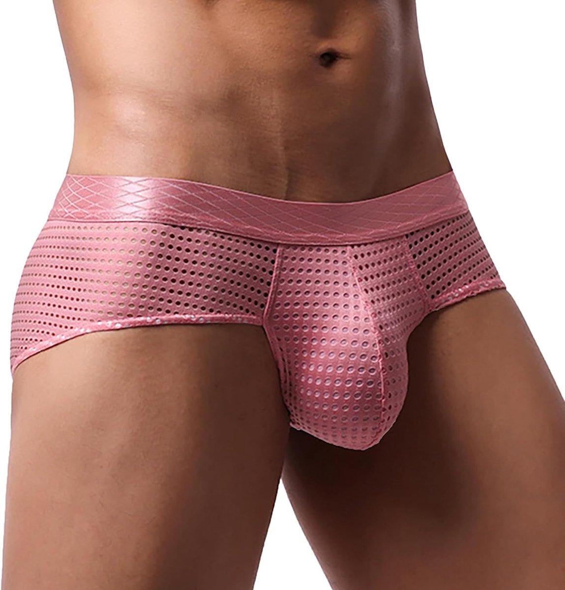 Ademende slip voor heren, grote maat, sexy, gay, lage taille, brede riem, kleur, comfortabel, modieus design