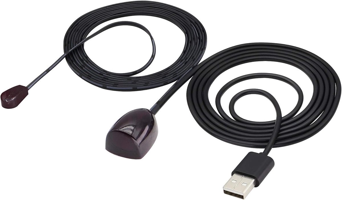 Infrarood USB-ontvangstkabel, de infrarood afstandsbediening verlengkabel adapter, geschikt voor infraroodapparaten zoals airconditioners en tv's. (1,4 m)