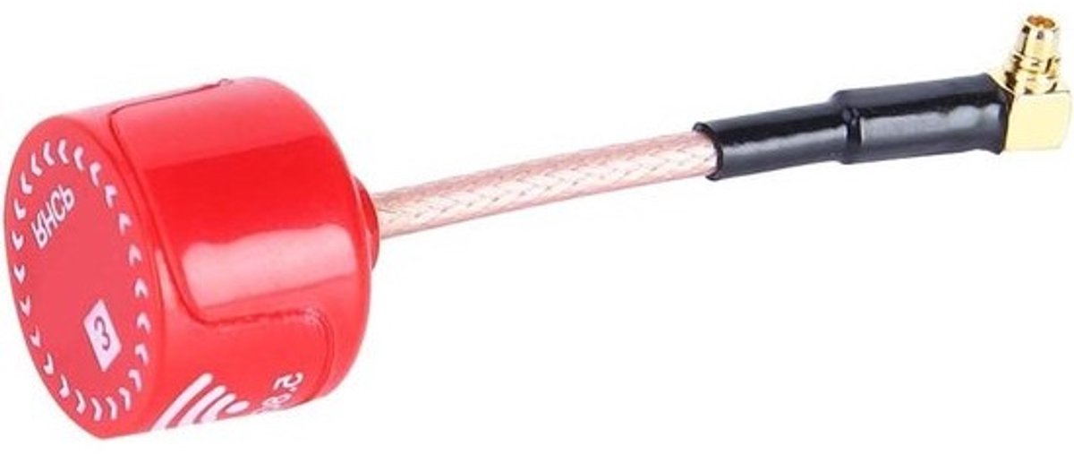 FPV Drone Antenne - FPV Zender Ontvanger - Drone Vluchten - Hoge Signaalsterkte - 3dBi - Rood