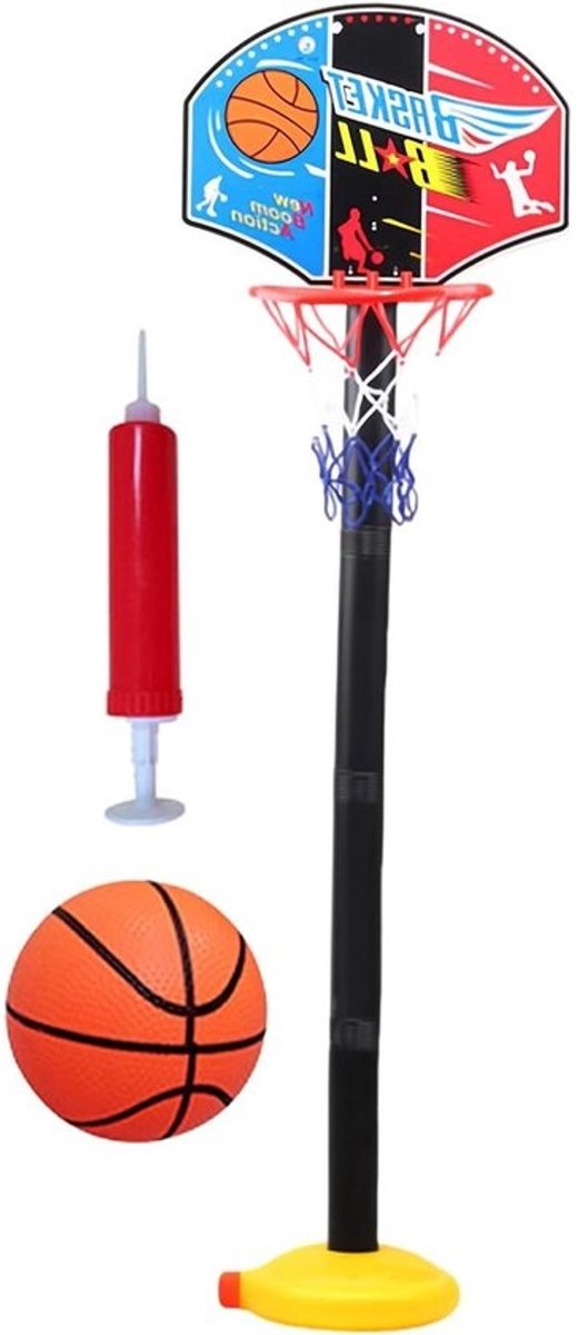 Basketbalring voor kinderen - Basketbalstandaard binnen - Kinderen Sportief - Verstelbare Hoogte - 50-112 cm - Niet gespecificeerd