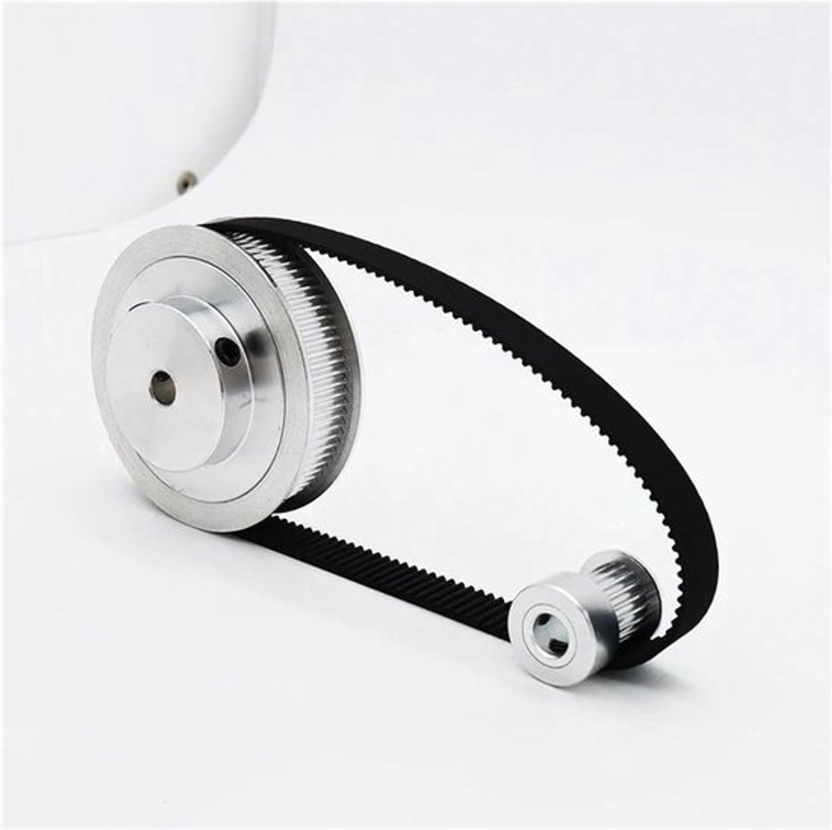 Riemkatrol Set - Tandwiel Katrollen - Krachtoverbrenging - Precisie Ontwerp - 10mm Breedte - Aluminium