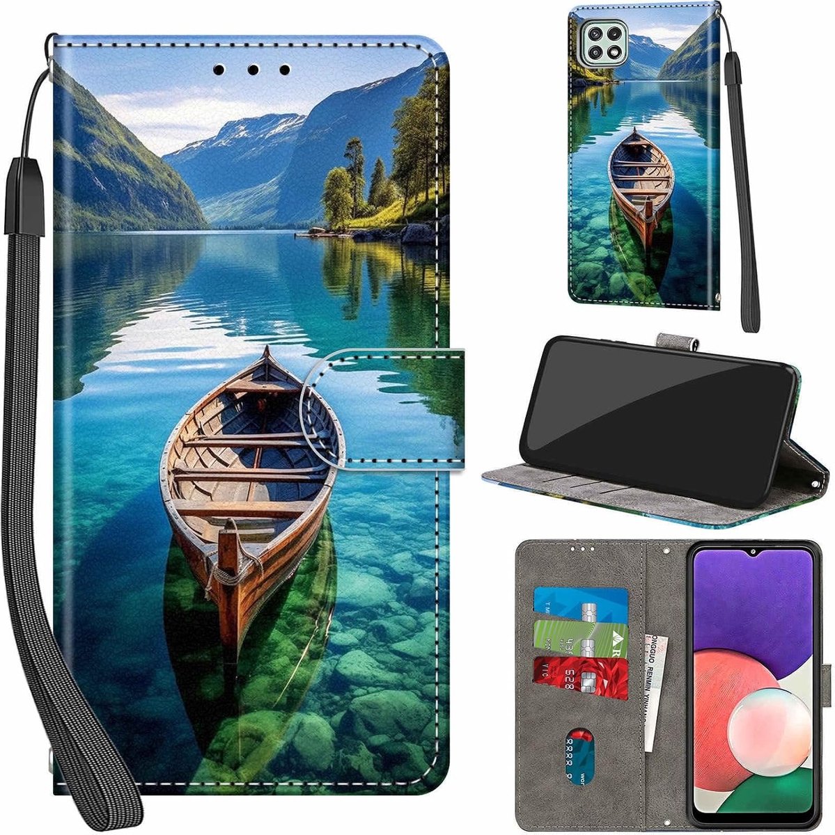 Hoesje voor Samsung Galaxy A22 5G, De boot