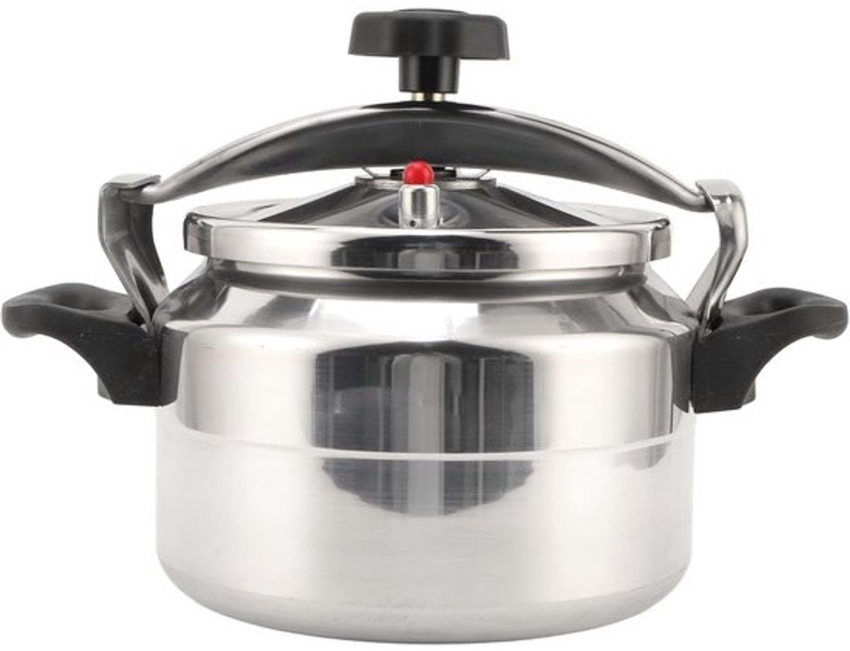 Drukpan Aluminium - Snelkookpan - Thuis Koken - Explosieveilig Ontwerp - 4 Liter Capaciteit - Aluminium