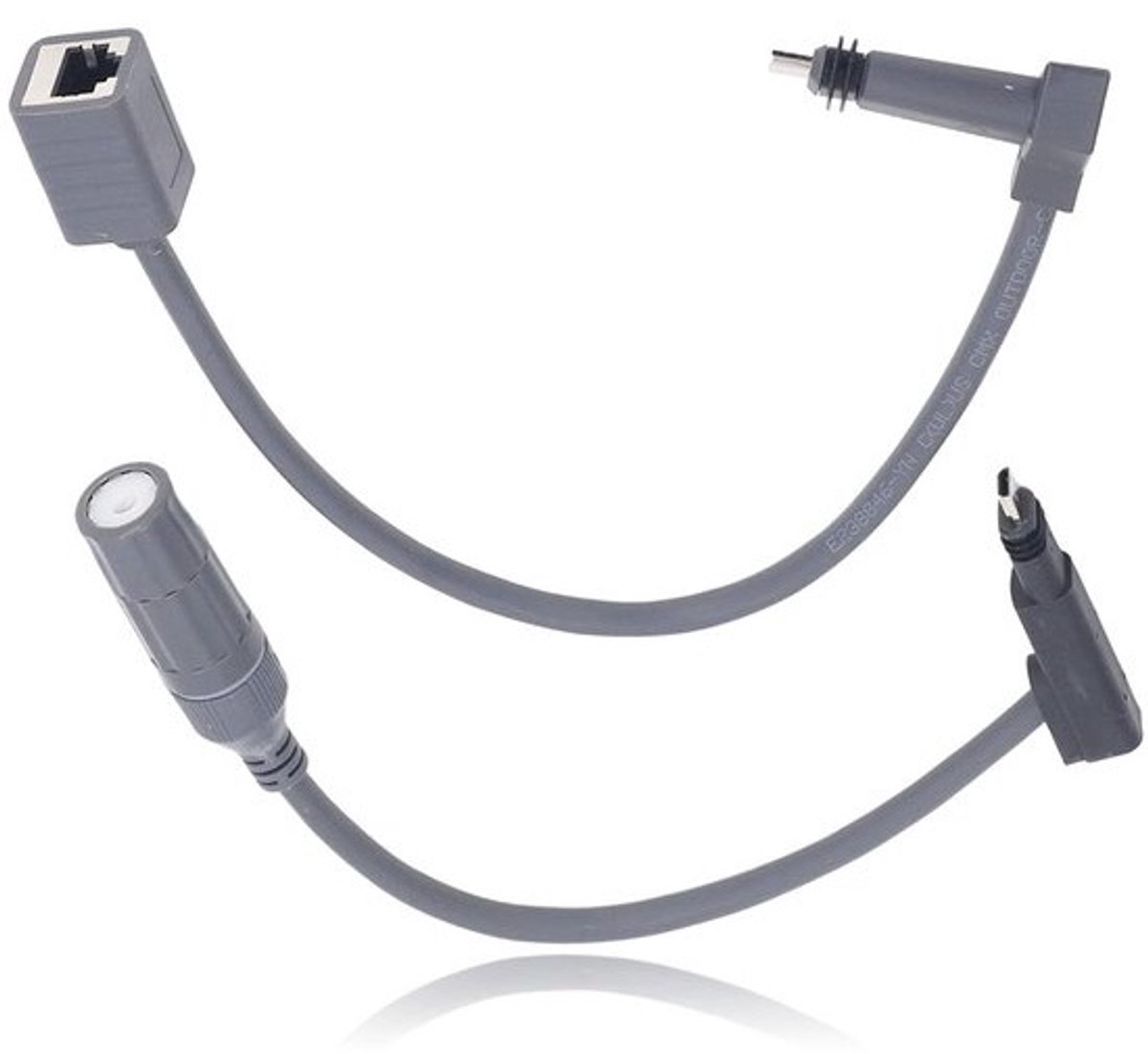 Ethernet Adapter - Kabelconnector RJ45 - Netwerk Stabiliseren - Waterdichte Aansluiting - 1200 Mbps - Zwart