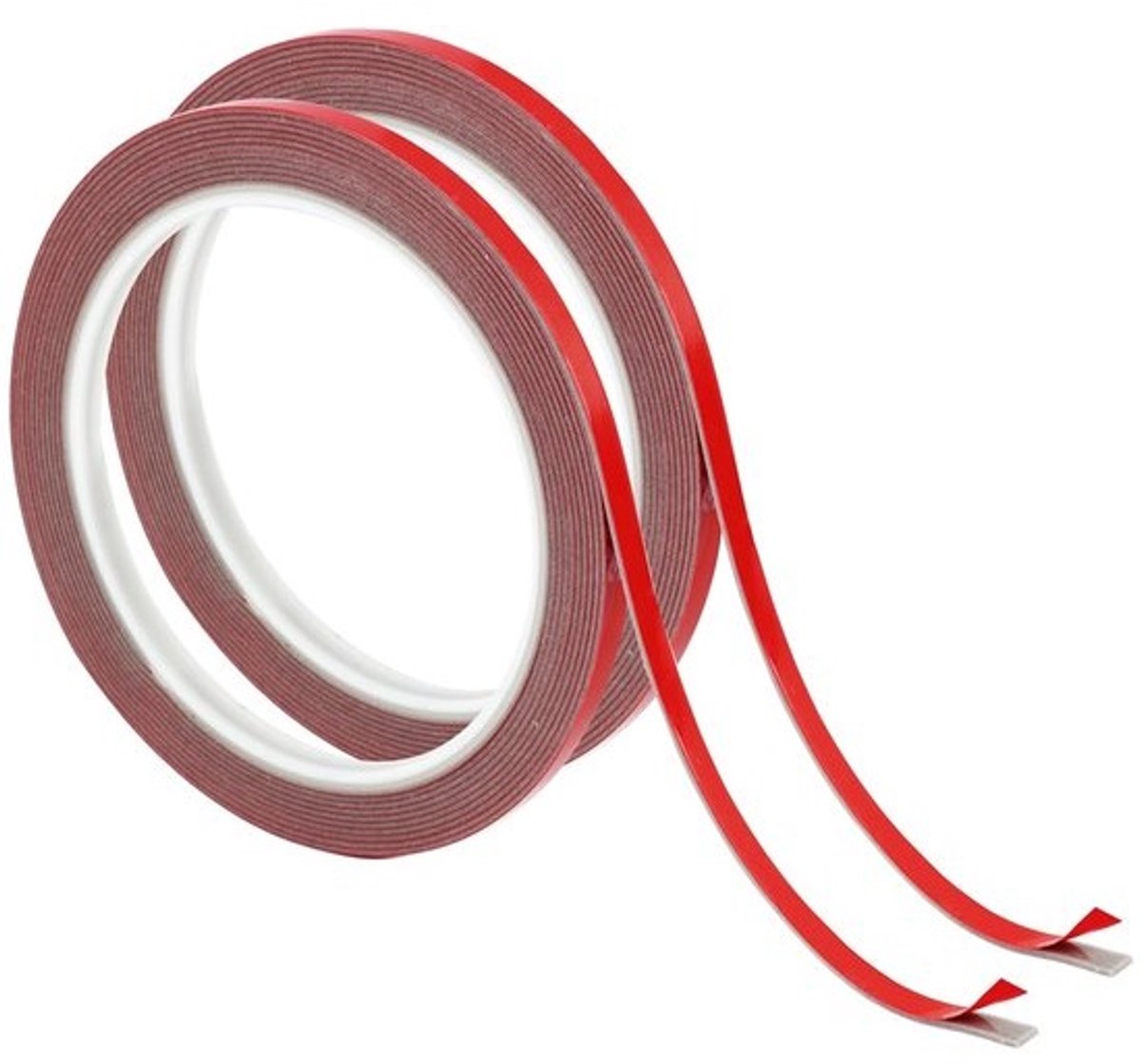 Dailygoods- Dubbelzijdig Plakband Extra Sterk - 5 mm x 3 m - Waterdicht - Hittebestendig - Geschikt voor Auto/Carrosserie - Voor Binnen/Buiten - Montagetape