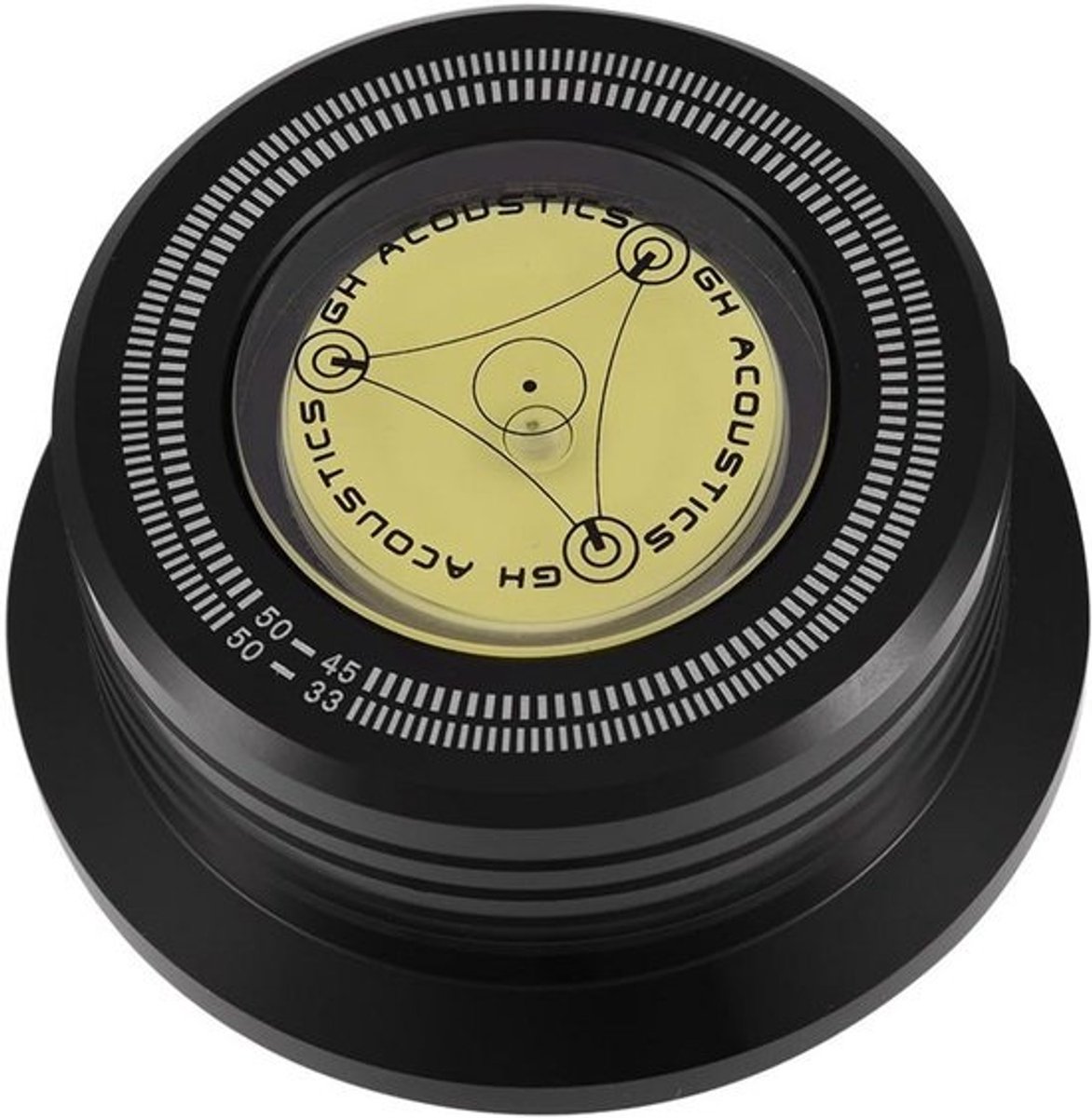 LP Disc Stabilizer voor Trillingen - Uittrekbare Rotatie Stabilisatie en Gewicht Flens voor Vinyl