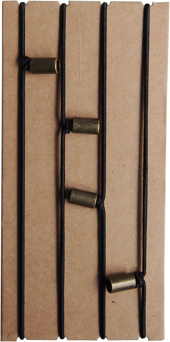 Elastische Banden Voor Reizigersnotitieboek – 22 × 11–14 cm – Jumpbands Voor Grote Navulbare Journals – 4 Stuks Met Decoratieve Kralen