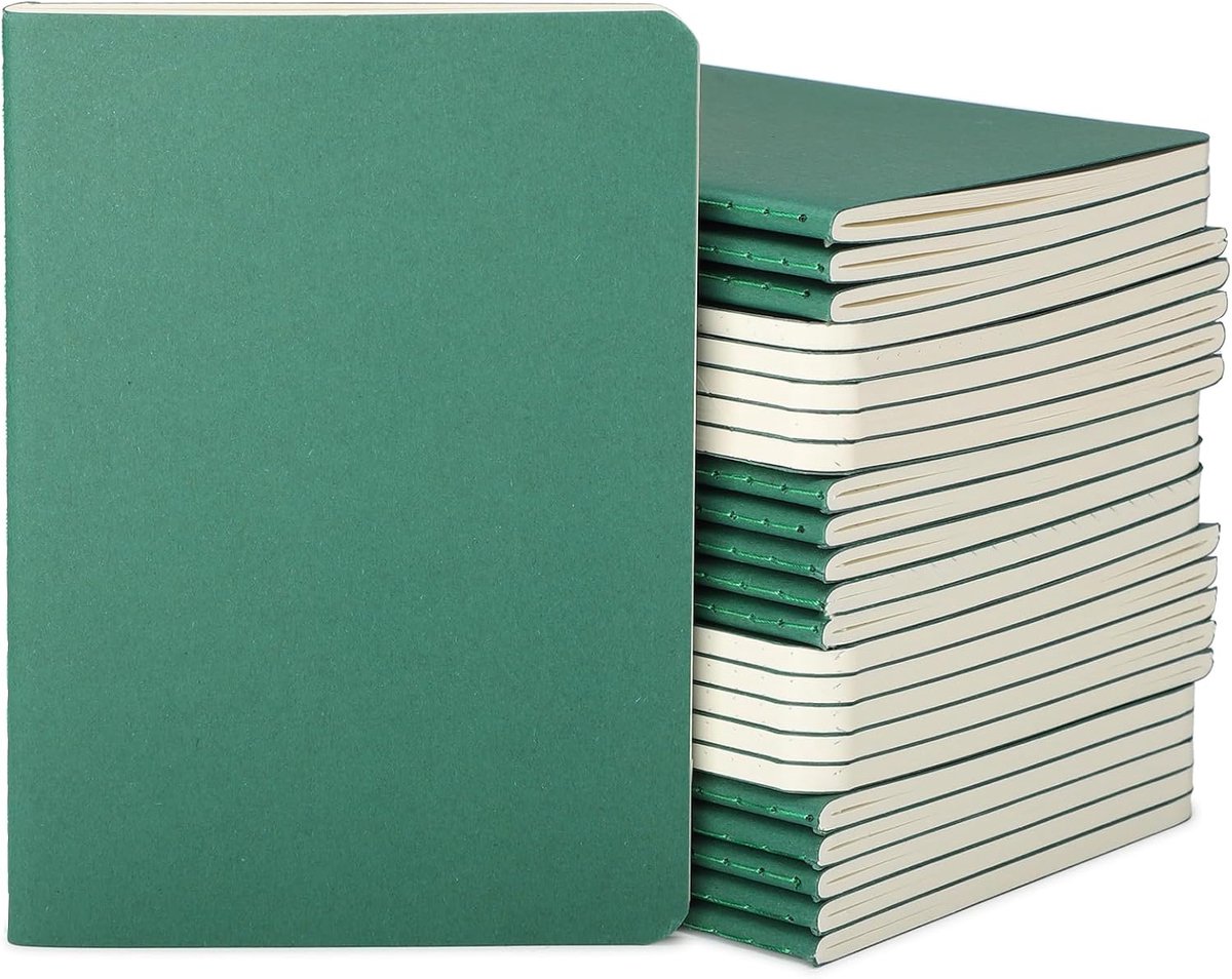 Notebook, 24 stuks, 100 g/m², 60 pagina’s, Klein Squared 5mm