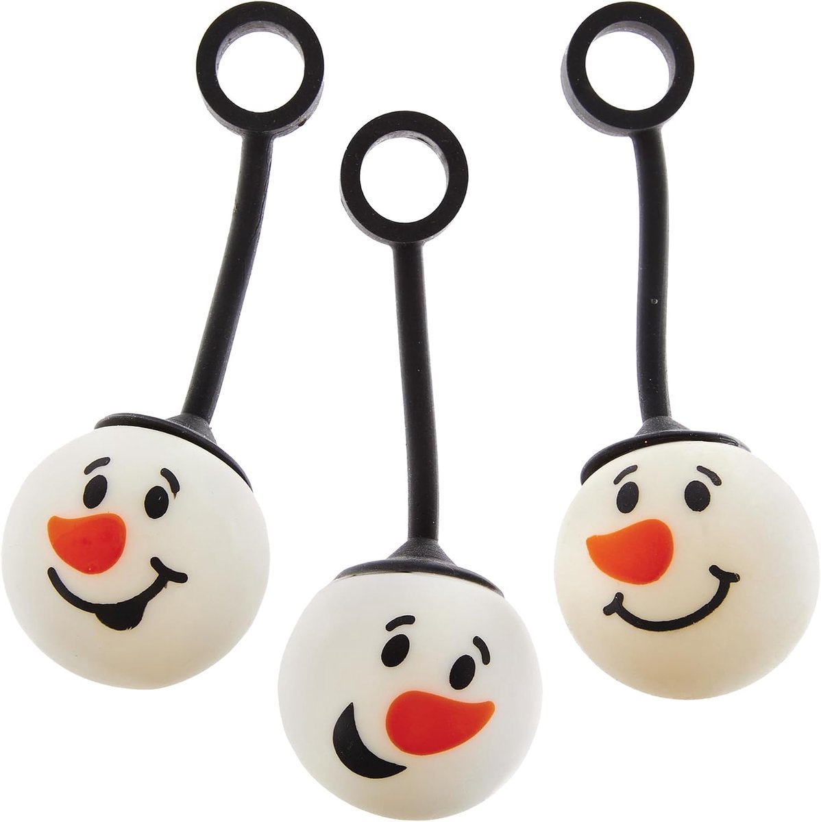 Ross FX607 Sneeuwpop Schommelballen - Set van 6, Kerstfeest Zakvullers voor kinderen