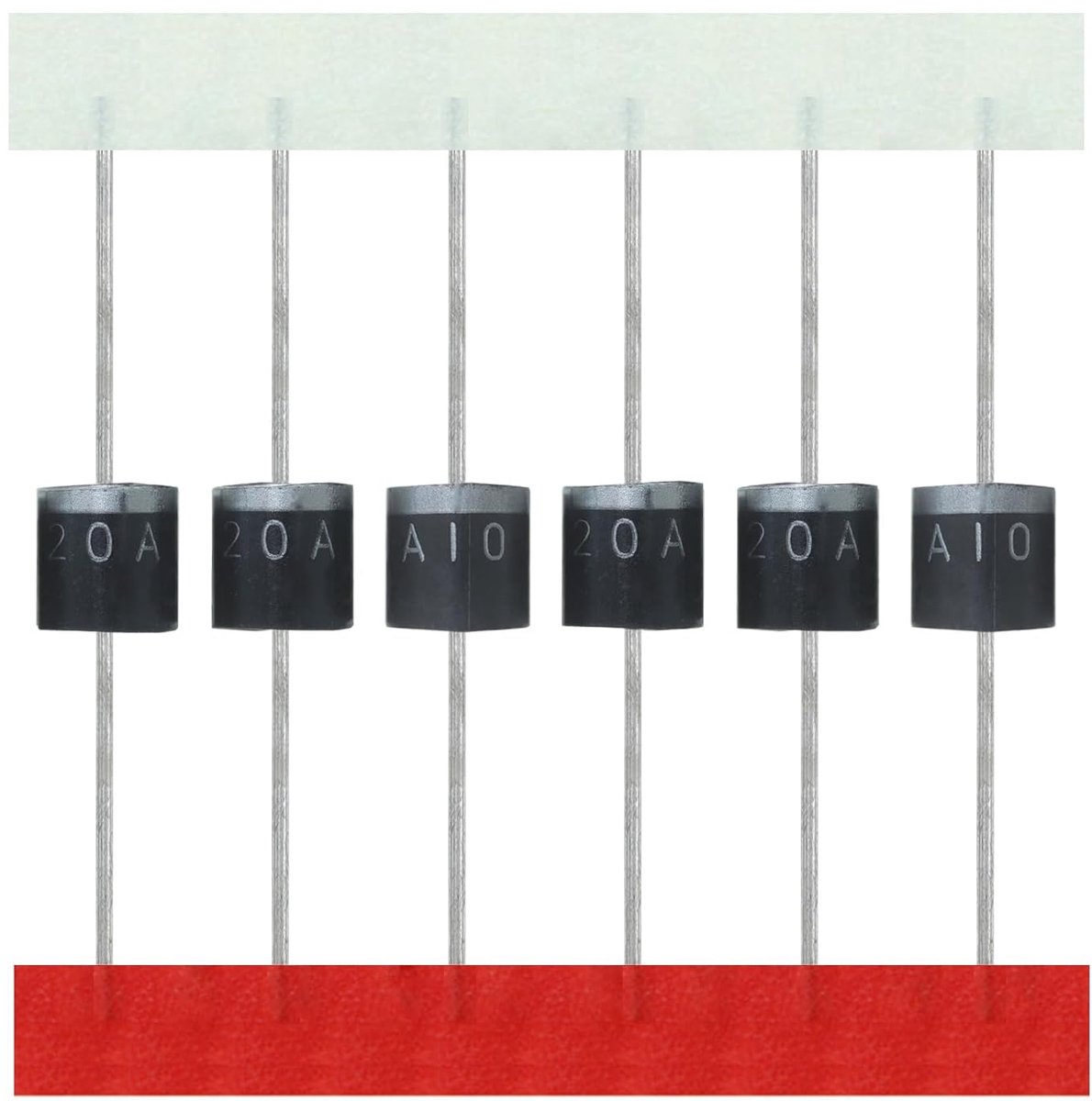 Gelijkrichterdiode 20A10 - 20 Ampère 1000 Volt - Axiaal - Hoge schakelsnelheid - ShopVlot