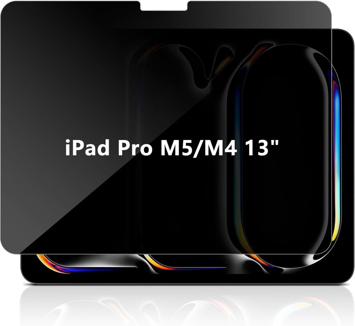 Inkijkbescherming compatibel met iPad Pro 13 inch M5/M4 (2025/2024), PET privacyfilter, 360 graden privacy-displaybescherming, anti-spy beschermfolie voor iPad Pro 13 inch M5/M4