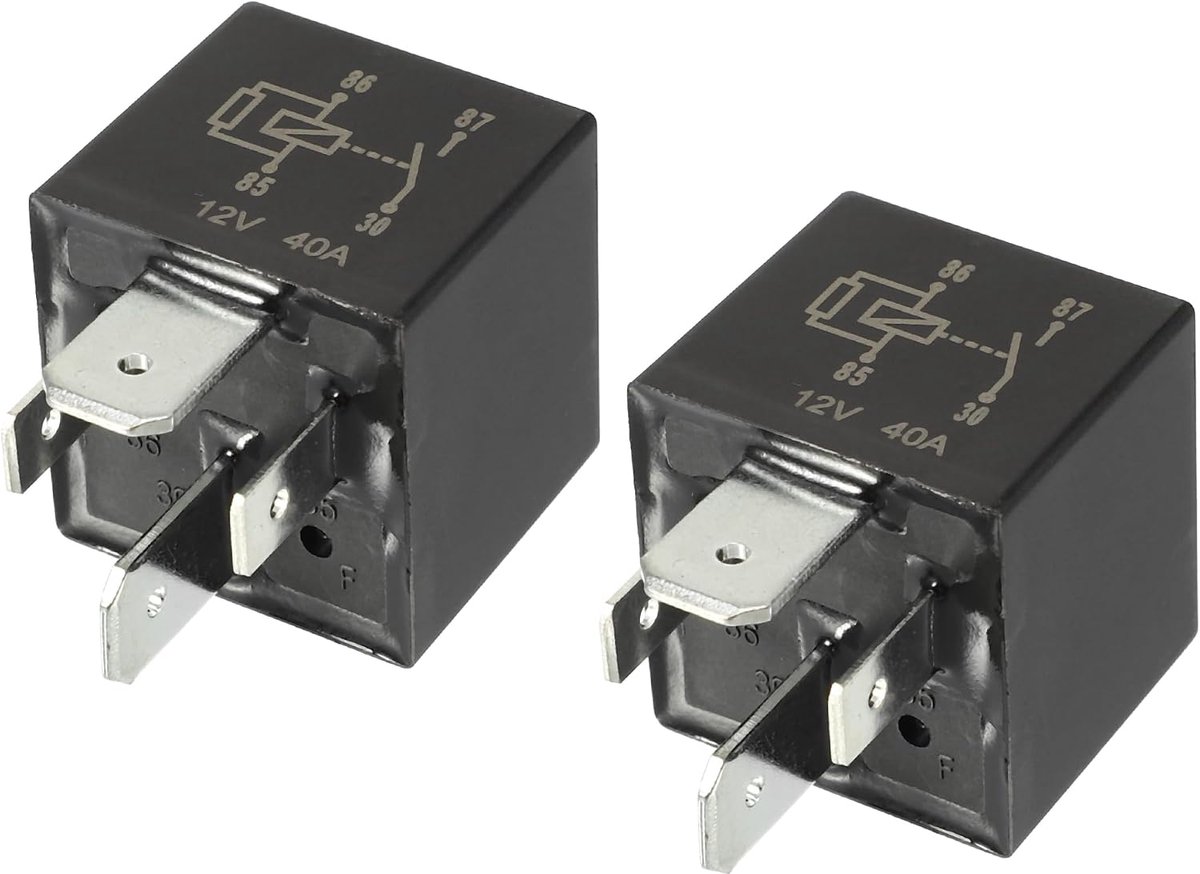 Dailygoods - Multifunctionele Auto Relais - Duurzaam en Betrouwbaar - 2 Stuks - Geschikt voor VW Golf Jetta Passat Tiguan - Elektrische Componenten