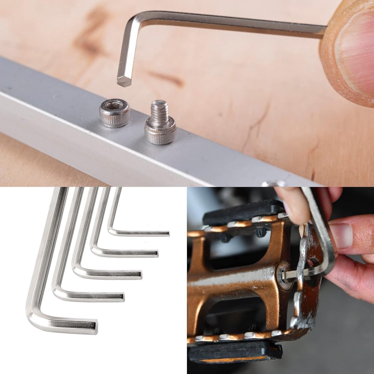 Dailygoods- Madenschroeven set van 200 stuks - Inbusschroeven - Moersleutels - Roestvrij staal - M3/M4/M5/M6/M8 - Voor meubelmontage - Bevestigingssch