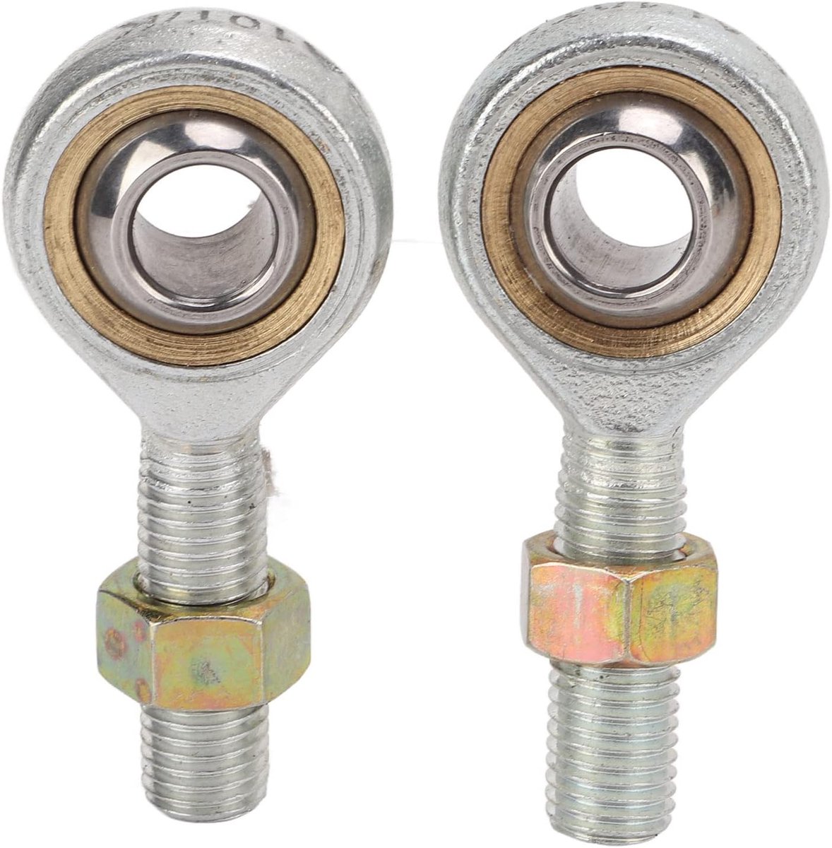 Dailygoods- Stangeindlager M10 - 2 Stuks - Vervanging ATV/Quad/Go Kart - Links/Rechts - Stabiele Bevestiging - Conform Originele Standaard - Stangkop