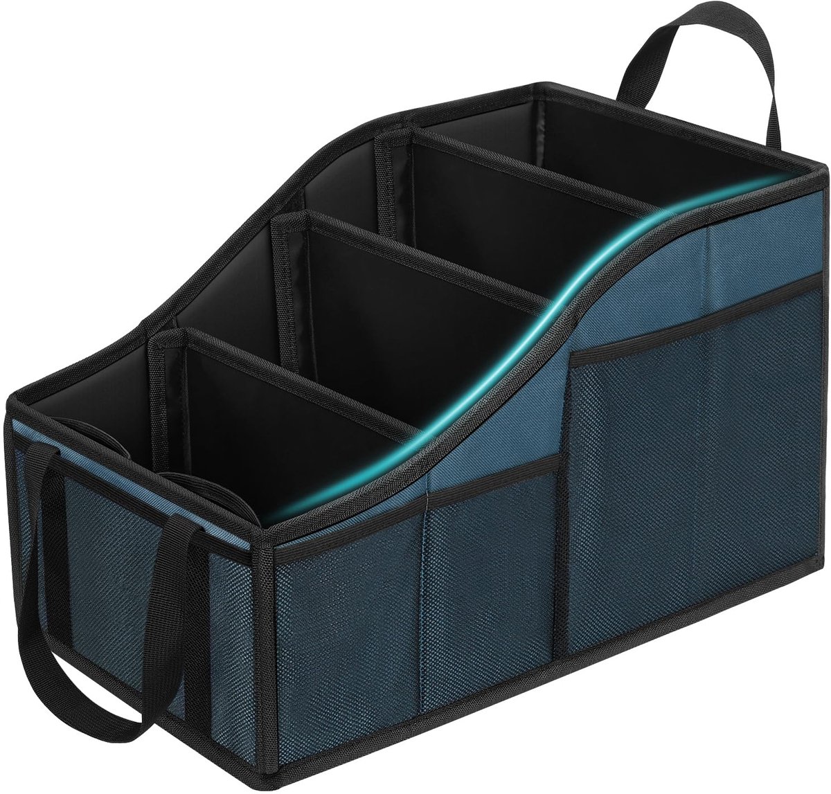 Dailygoods - Auto-organizer - Achterbank organizer - Ruimte voor speelgoed en snacks - Blauw - Bekerhouders - Geschikt voor kinderen - Model E12