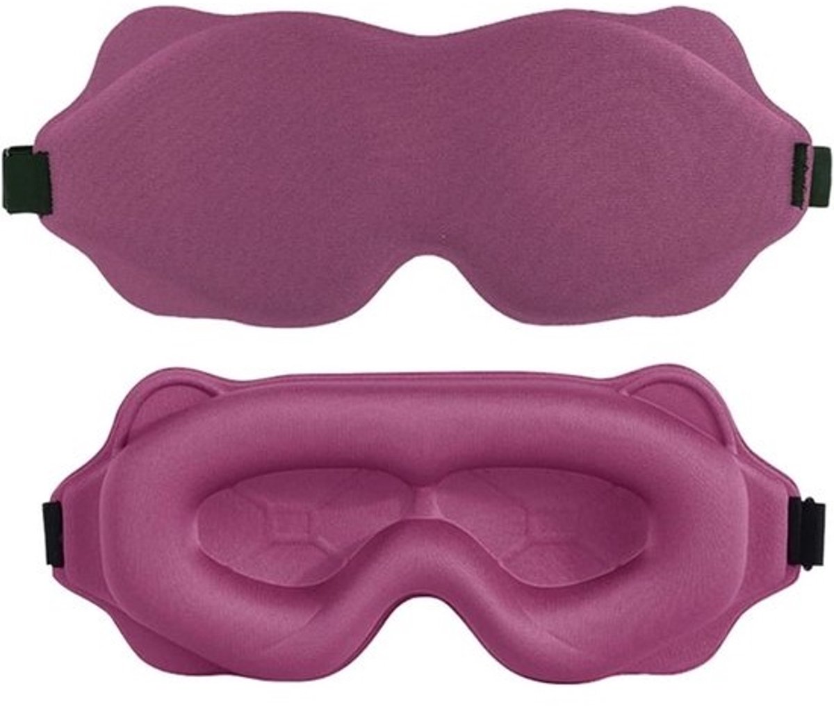 Slaapmasker Roze - 3D Gestructureerd - Volledig Verduisterend - Ademend - Verstelbaar