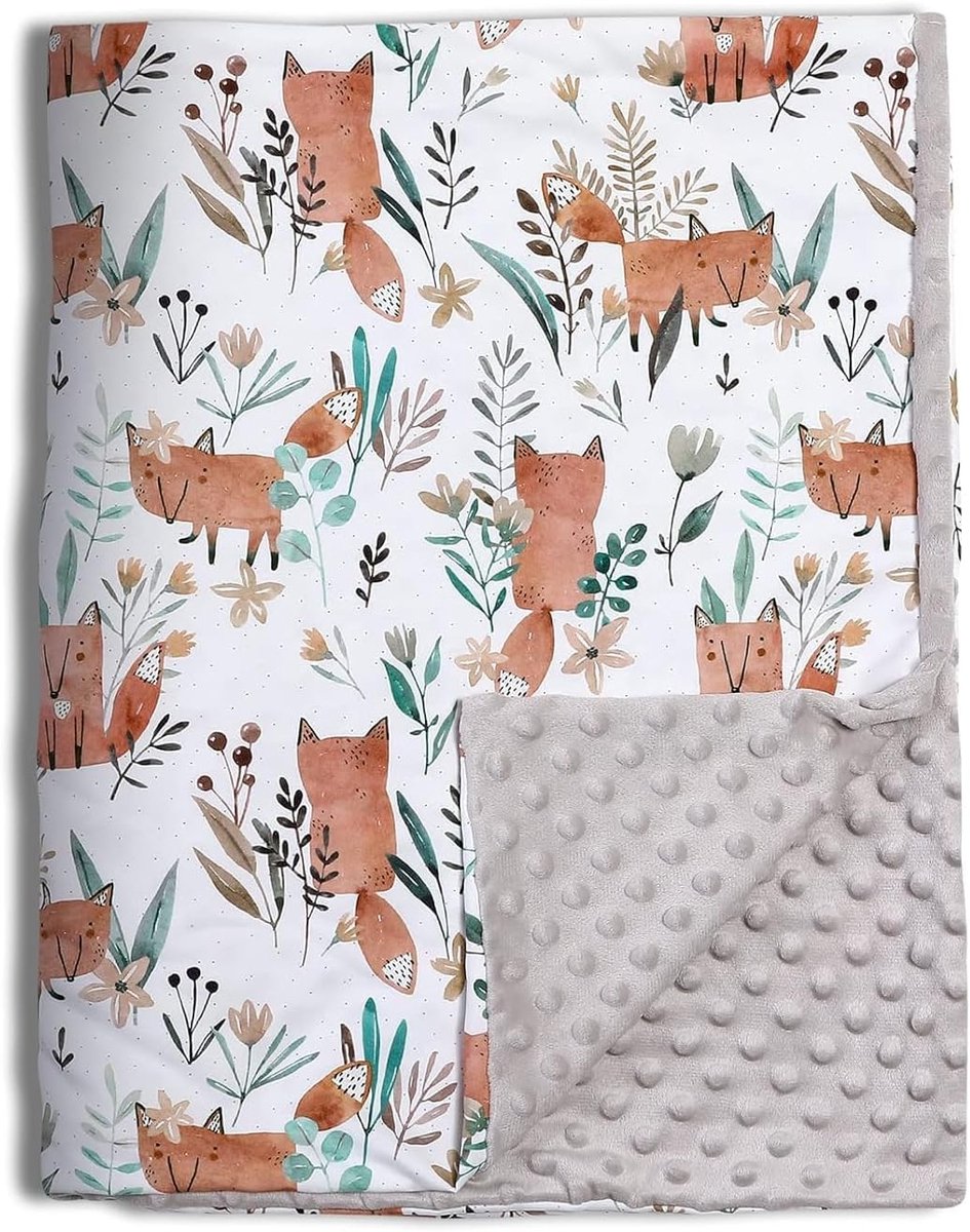 Dailygoods- Babydeken Dikke Zachte - Wiegdeken - Peuter Dekentje - Baby Dekens - Huidvriendelijk Materiaal - Comfortabele Slaapatmosfeer 40 x 30 Inch